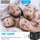 1080p HD Surveillance Camera with Magnetic Mounting Base, Night Vision & Motion Detection