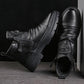 Men’s Classic Casual Side-zip Leather Boots