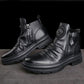 Men’s Classic Casual Side-zip Leather Boots