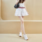 Women's Fashion Mesh Hollow Lace-up Sneakers