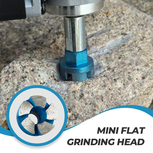 1 tum slitstarkt mini platt sliphuvu