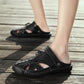 🏆Handmade In Genuine Leather🥇Men’s Casual Convertible Back Strap Sandals