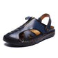 🏆Handmade In Genuine Leather🥇Men’s Casual Convertible Back Strap Sandals