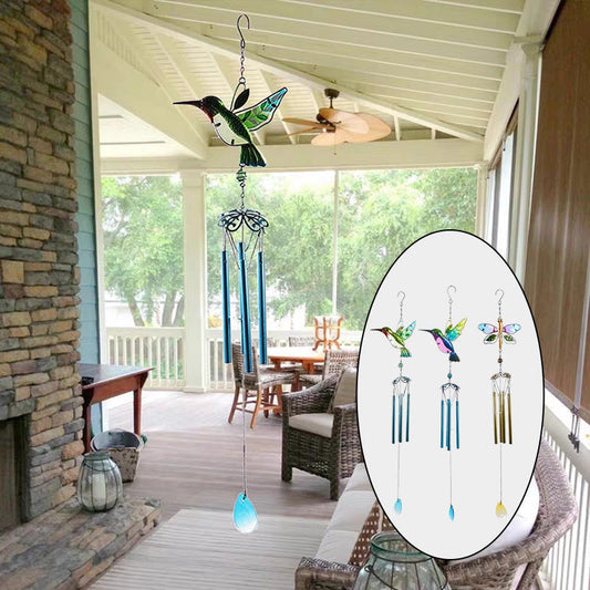 Hummingbird and Dragonfly Garden Decoration