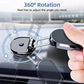 🎁🚗 Vikbar magnetisk biltelefonhållare i legering – 6 N52-magneter, 360° rotation & stark hållkraft 📱✨