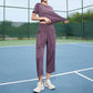 Outdoor Quick-Dry Top & Capri Pants Set