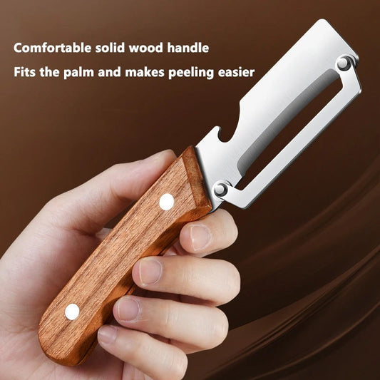 🥕 KÖP 2 FÅ 1 GRATIS! ✨ Multifunktionell Grönsaksskalare för Köket – Rostfritt Stål, Ergonomiskt Handtag & Perfekt för Frukt & Grönsaker 🔪