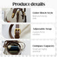 👜 50% RABATT NU! 🎨 Färgblockad Väska – Stilren, Metallhårdvara & Multi-Väg – Handburen eller Crossbody ✨