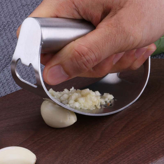 Multi-Functional Stainless Steel Garlic Press
