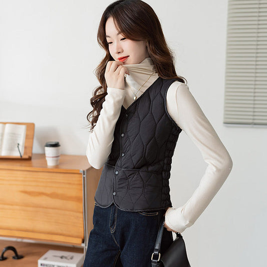 Cozy Fleece Button Down Vest
