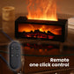 Eldstad Flame Diffuser Luftfuktare med fjärrkontroll