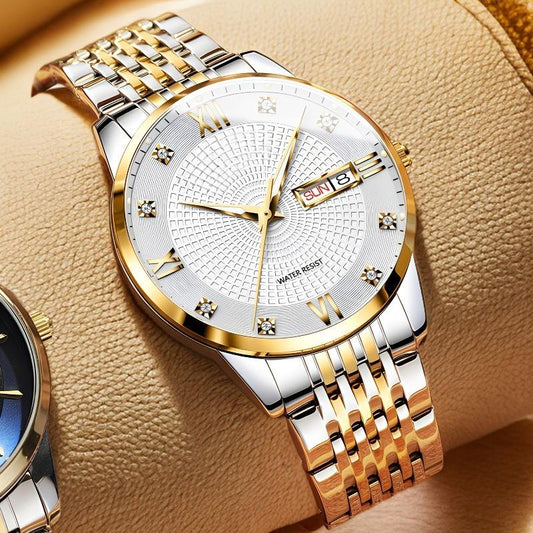 🌲Christmas Sale: 75% OFF💥Men's Stainless Steel Waterproof Business Watch