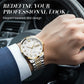 🌲Christmas Sale: 75% OFF💥Men's Stainless Steel Waterproof Business Watch