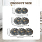 Flower Pattern Quick-Dry Bathroom Mat