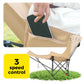 🪑 50% RABATT! 🌿 Bärbar justerbar hopfällbar stol för utomhusbruk – Lätt, stabil & månsidig – Idealisk för trädgård, camping, strand eller terrass – enkel transport och montering 🏕️✨