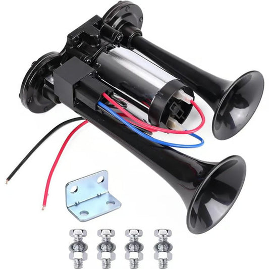 55 % RABATT📢 150 dB lastbilshögtalare｜🔧 Verktygsfri installation｜⚡ 12V/24V universal