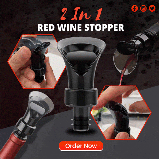 🍷🧪 2-i-1 Vinsparare – Vakuumpump & förseglare, bevarar fräscheten & aromen ✨
