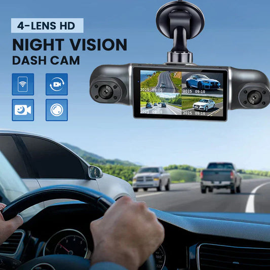 📹 50% RABATT+ fri frakt! 🔥 360° Örnögon-parkeringskamera – Heltäckande vy, inga döda vinklar – 1080P HD, loopinspelning & nattseende – parkera med självförtroende 🚗