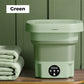 🧹✨ Mini Hopfällbar Tvättmaskin – 8 L kapacitet, 3 hastigheter, tvätt + centrifugering – utrymmesbesparande & portabel. 🏠