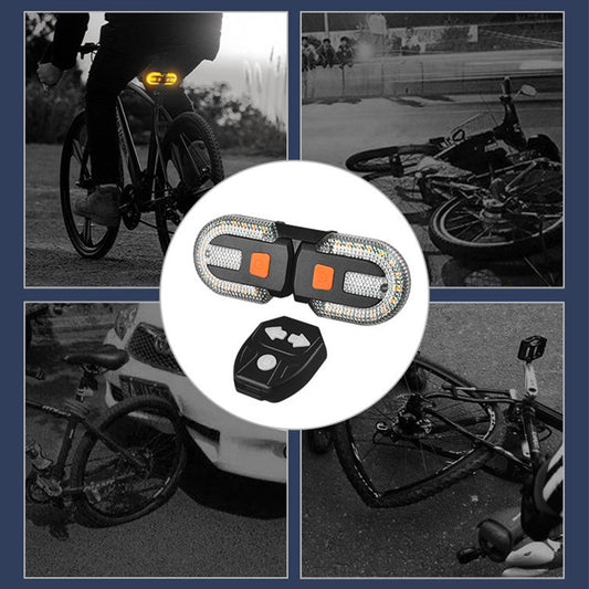 Trådlös fjärrkontroll för cykelsvängande bakljus