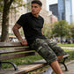 🩳 50% RABATT 🗺️ | Herr Camouflage Cargo-Shorts – Många Fickor & Avslappnad Passform