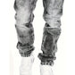 Kreativa stretchjeans för män, minimalistisk stil som passar perfekt till sommaren, i emostil