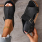 👡 50 % rabatt! 🌞 Sandaler med kilklack för damer – vadderade, lätta och bekväma sulor, halkfria ✨