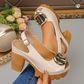 👡 60% RABATT! ✨ Elegant Peep-Toe Spänne Hälade Sandaler – Stilren Design, Bekväm Klack & Perfekt För Speciella Tillfällen 🌸