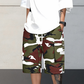 🩳 50% RABATT NU! 🏕️ Herr Camo Cargoshorts med Dragsko i Midjan – Flera Fickor, Lättvikt & Avslappnad Passform ✨