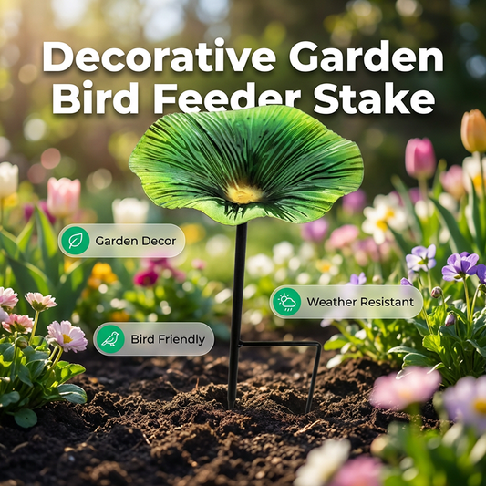 🌸Tidsbegränsat specialerbjudande!! 🪷Fågelmatare av pinntyp för trädgårdsblommor i färgstarkt skick🍃