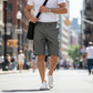 🩳✨ Casual-cargoshorts för män med resår i midjan – skön passform hela dagen
