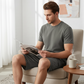 🩳✨ Casual-cargoshorts för män med resår i midjan – skön passform hela dagen