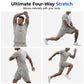 ⏰Limiterad 50 % rabatt 👕👖2-delat set med sport-T-shirt och shorts för herr