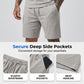 ⏰Limiterad 50 % rabatt 👕👖2-delat set med sport-T-shirt och shorts för herr