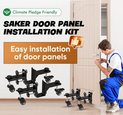 🚪 50% RABATT NU! 🔧 Dörrmonteringshjul – Två Rullbottnar för Enkel Positionering & Förflyttning