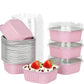 🧁 50% RABATT! 🔥 10-pack engångsbakformar i aluminiumfolie med lock – Värmetåliga, läckagesäkra & perfekta för bakning, måltidsförberedelser & förvaring 🍰