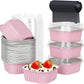 🧁 50% RABATT! 🔥 10-pack engångsbakformar i aluminiumfolie med lock – Värmetåliga, läckagesäkra & perfekta för bakning, måltidsförberedelser & förvaring 🍰