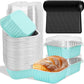 🧁 50% RABATT! 🔥 10-pack engångsbakformar i aluminiumfolie med lock – Värmetåliga, läckagesäkra & perfekta för bakning, måltidsförberedelser & förvaring 🍰