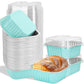 🧁 50% RABATT! 🔥 10-pack engångsbakformar i aluminiumfolie med lock – Värmetåliga, läckagesäkra & perfekta för bakning, måltidsförberedelser & förvaring 🍰