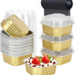 🧁 50% RABATT! 🔥 10-pack engångsbakformar i aluminiumfolie med lock – Värmetåliga, läckagesäkra & perfekta för bakning, måltidsförberedelser & förvaring 🍰