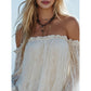 💫 SOMMARFAVORIT ⏰ -50% 👚 Spetstopp i boho-stil för dam 🌸 romantisk, lätt & superstilren ✨