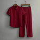 👔 BEGRÄNSAD TID – 50 % RABATT! ✨ Herr texturerat set – skjorta & matchande byxor, andningsbart tyg & perfekt för jobb, fest & resa 💼