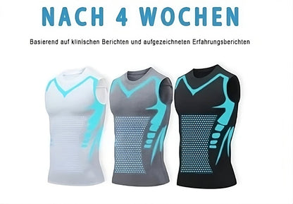🔥 50% RABATT NU! 💪 Ionic Shaping Väst – Kompression & Kylning – Kroppskonturering & Ärmlös – Osynlig Under Kläder 🕶️