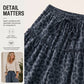 👖【Begränsat antal – 50 % rabatt + fri frakt】👄Dambyxor med leopardmönster, volangkant och vida ben