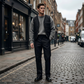 【⏰ 50 % rabatt 】👖✨ Herrbyxor med raka ben i stretchmaterial – rörelsefrihet i vardagen