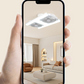 💡 50% RABATT NU! 🌬️ 2-i-1 LED-takfläkt med Belysning – Dubbel Kylning & Verktygsfri Installation – Svalt & Ljust Hem ✨