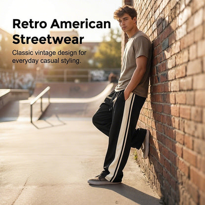 🏃‍♂️ 50% RABATT NU!☁️ Herr Lösa Träningsbyxor – Justerbar & Andningsbar – Daglig Träning Essential 👟