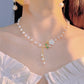 🥳2026 ÅRETS BÄSTA ERBJUDANDE🥳 Halsband med rosor och pärlor & pärlörhängen – perfekt för foton📿
