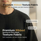 👕50% RABATT på utvalda produkter🎉👖 Avslappnat ribbad lounge-set för män