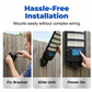 ✨【⏰Sista priset – 50 % rabatt】Solcellsdriven gatlykta med rörelsesensor –🎈 IP67 vattentät, 240° bred belysning & långlivat LFP-batteri ☀️🔍